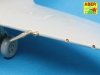 Aber A72 002 C wing armament for British fighter Spitfire Mk.VIII to XVI (1:72)
